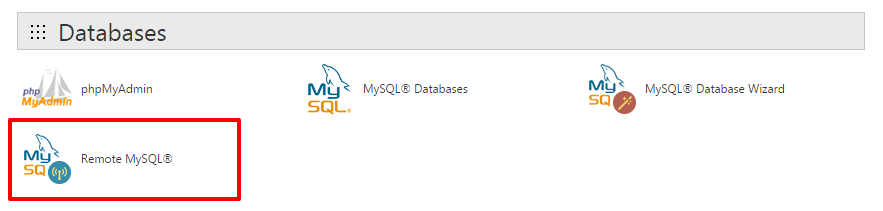 Remote MySQL DB access